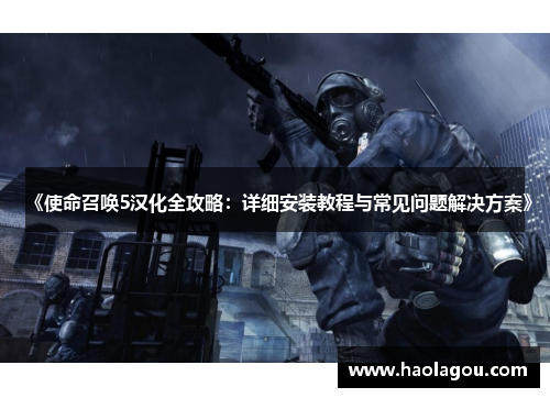 《使命召唤5汉化全攻略：详细安装教程与常见问题解决方案》